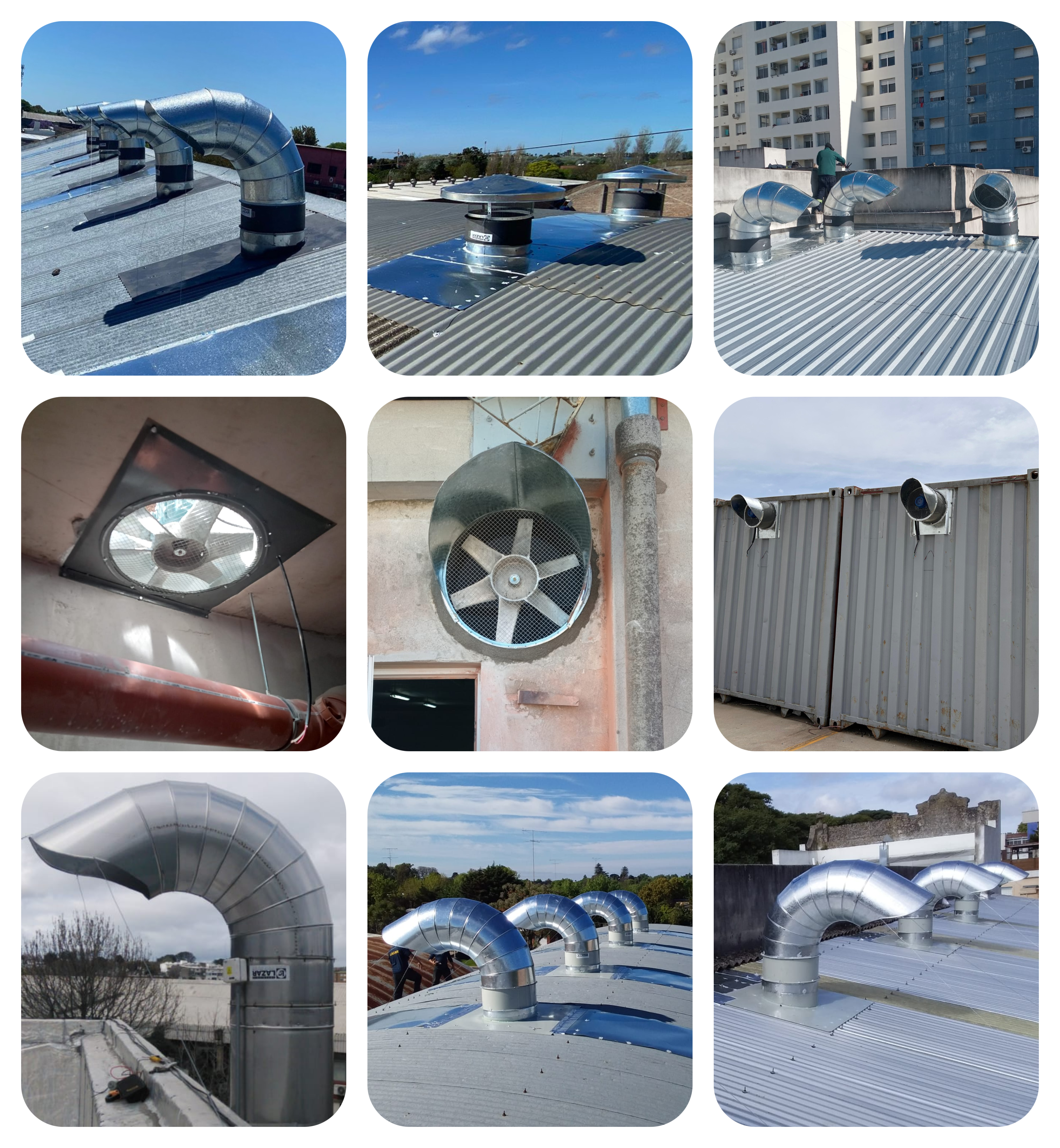 Obras realizadas con axiales