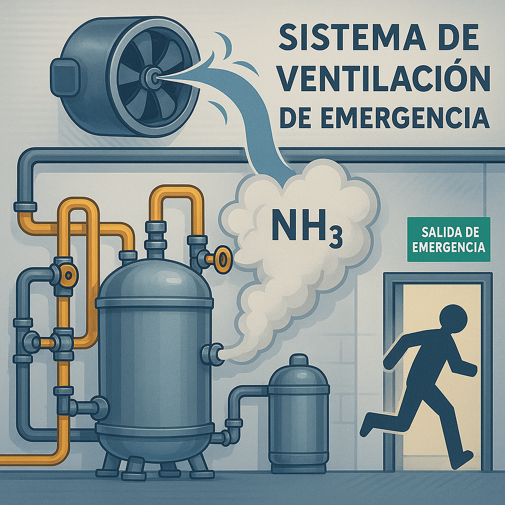 Fuga de gases y extracción de emergencia