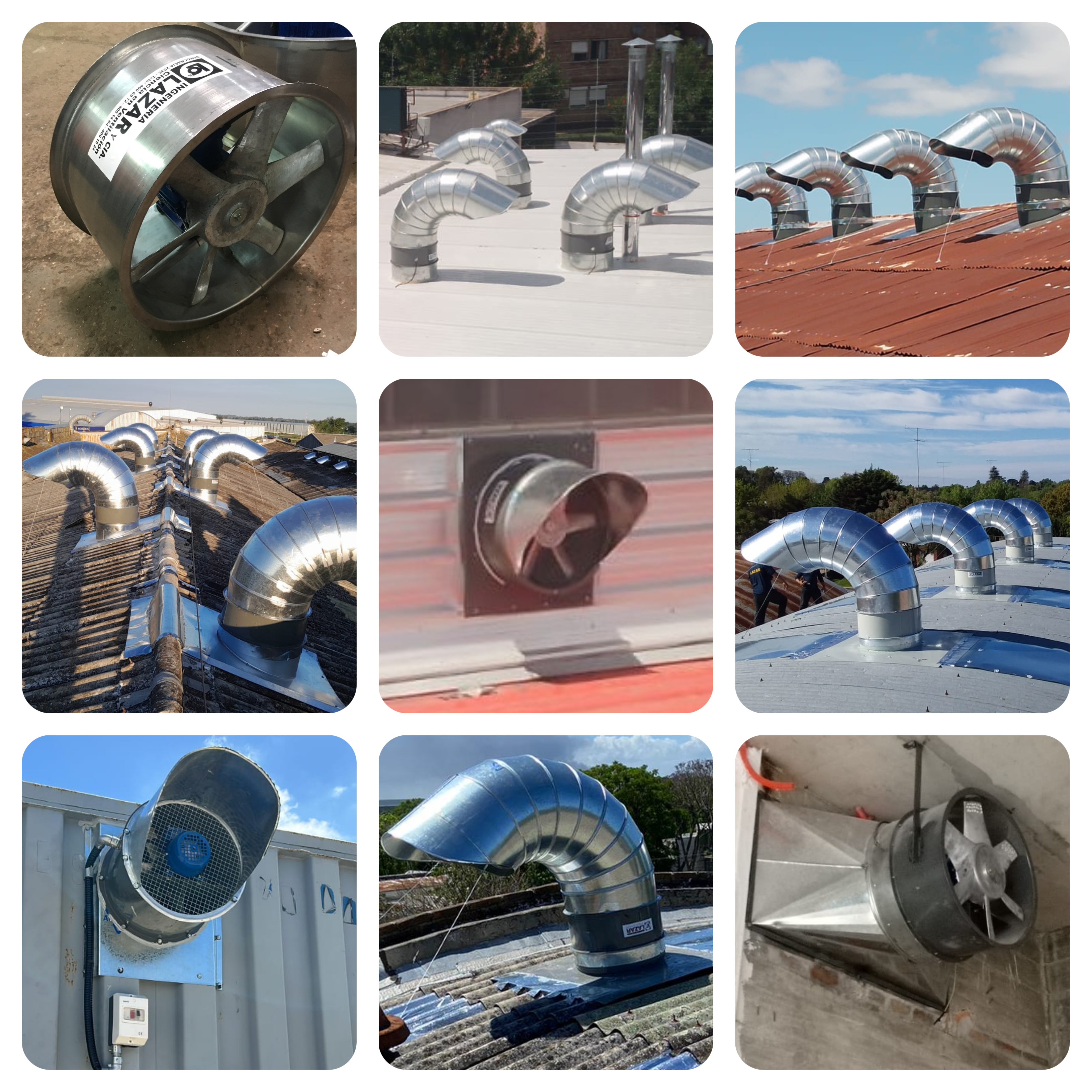 Obras realizadas con axiales