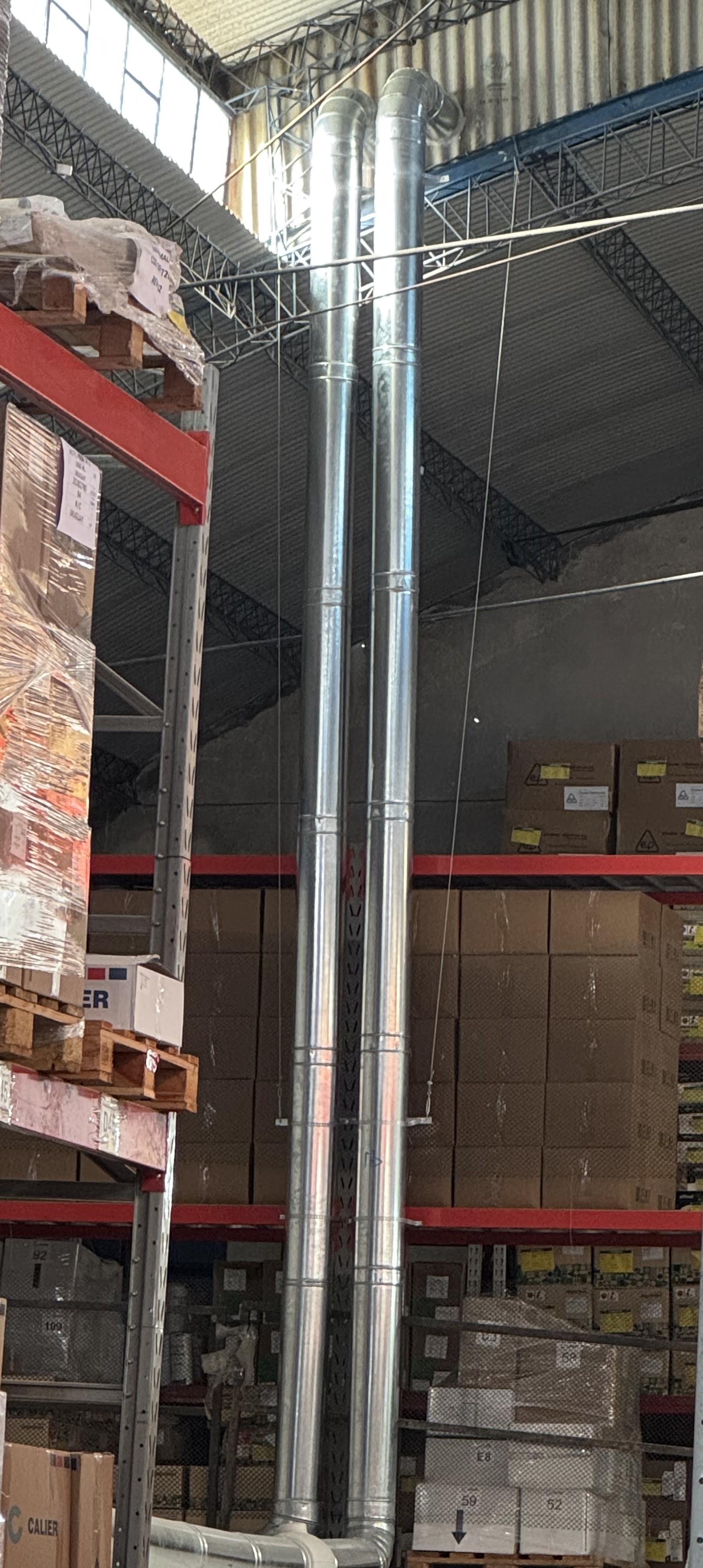 Chimenea para descarga de humos