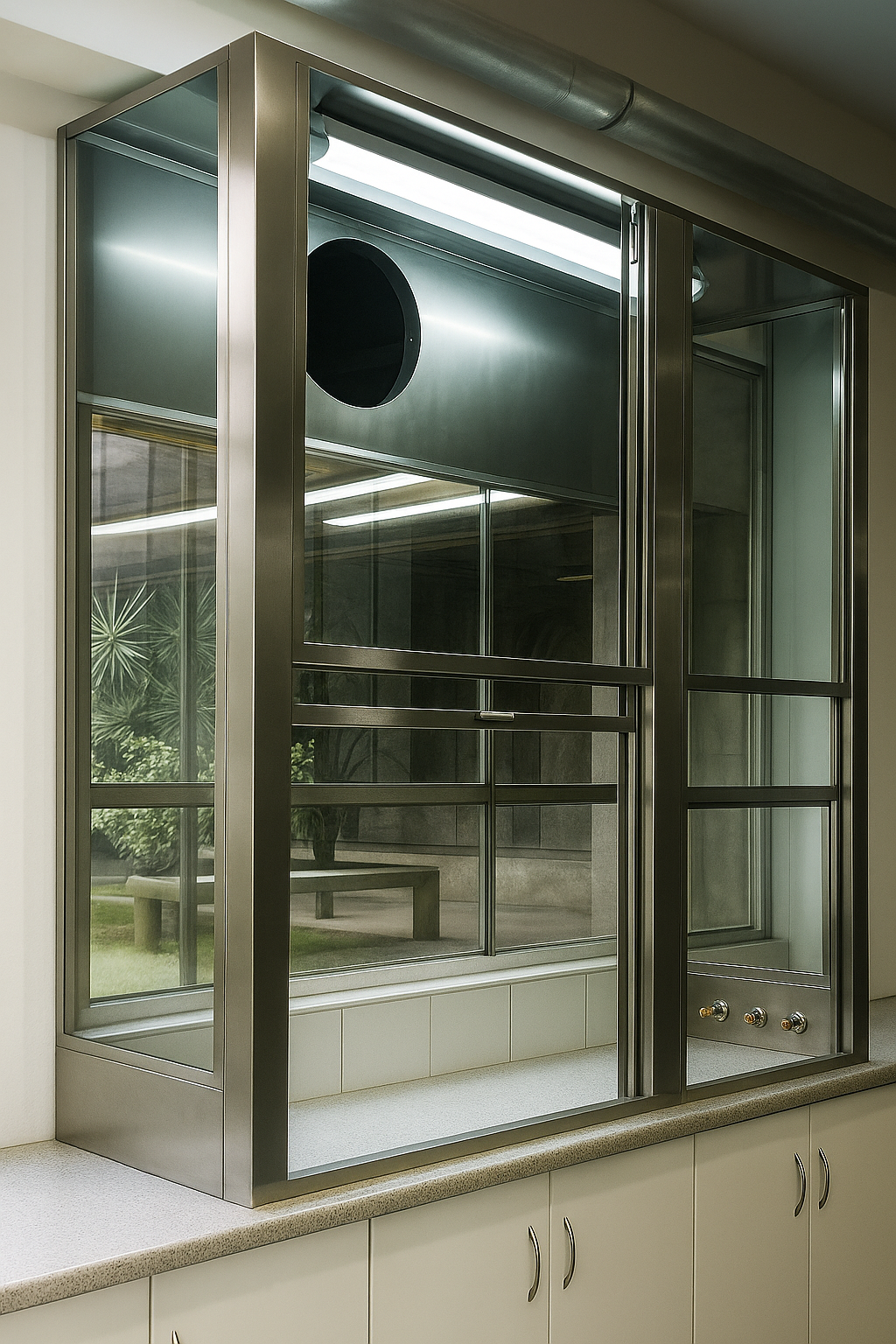 Campana de laboratorio instalada