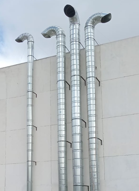 Ductos metálicos y accesorios