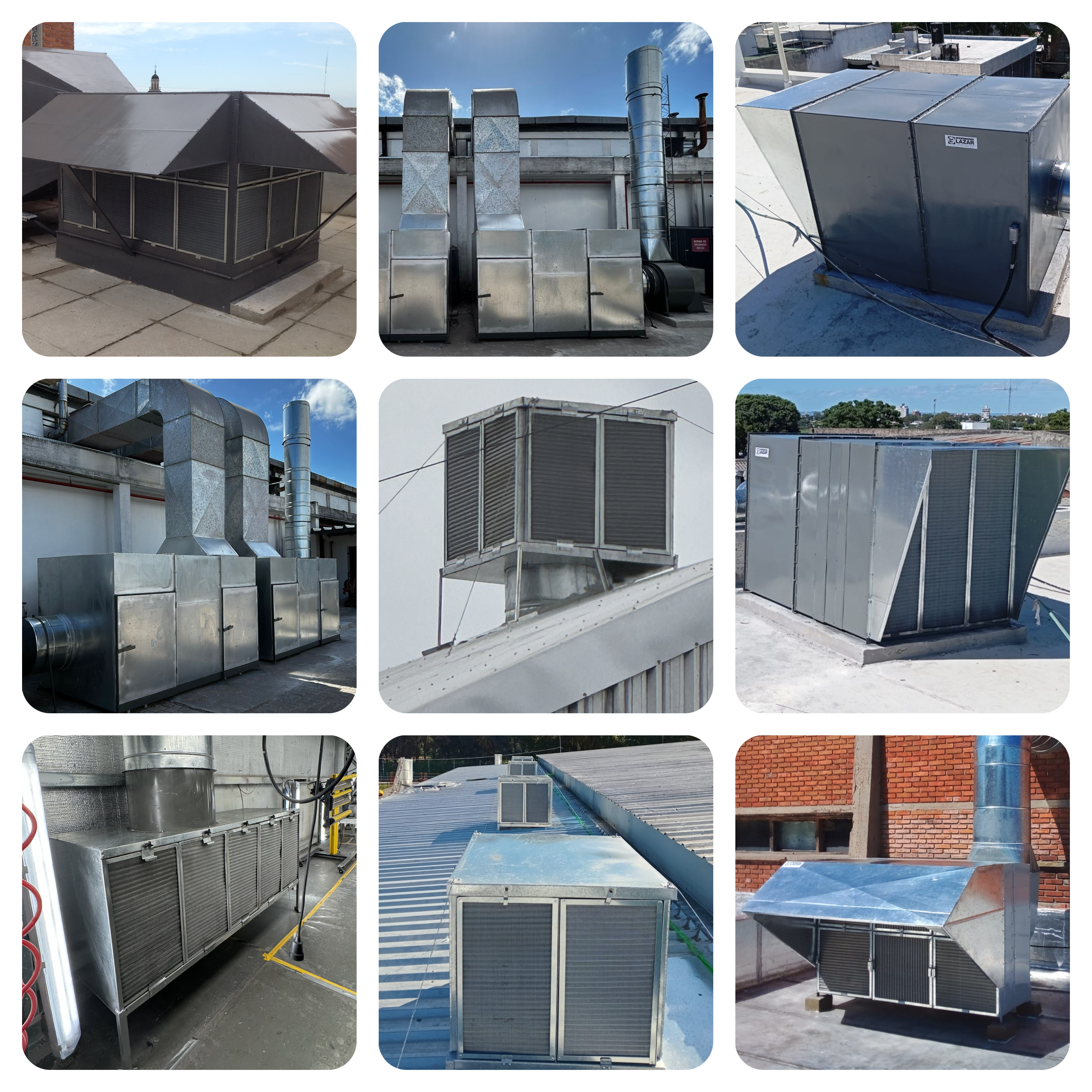 Instalaciones de módulos filtrantes